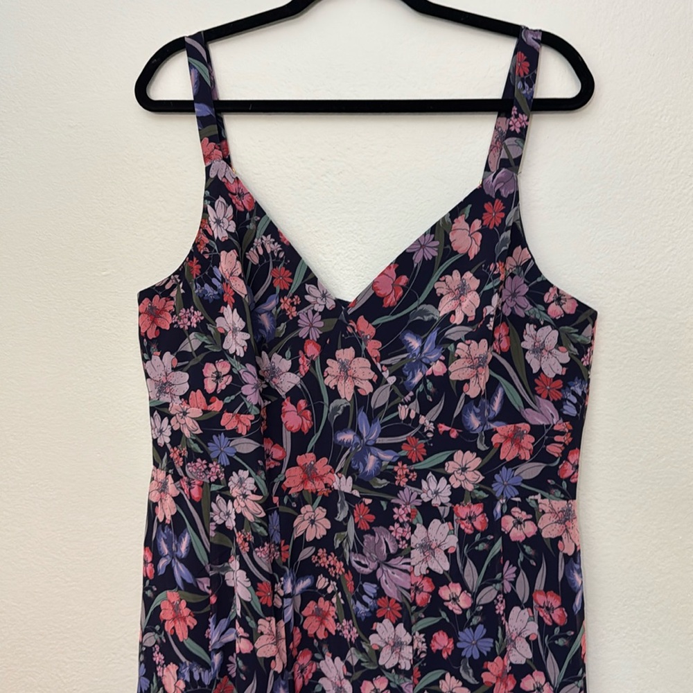 Anthropologie 12 Hutch Belinna Sleeveless V-Neck Godet A-Line Maxi Dress - Picture 6 of 13